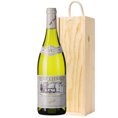Gerard Tremblay Chablis Premier Cru 75cl White Wine in Wooden Sliding lid Gift Box